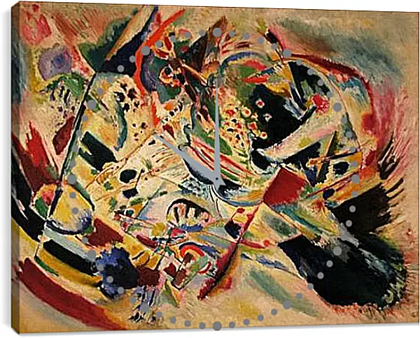 Часы картина - Painting no. Кандинский Василий Часы картина - Painting no. Кандинский Василий