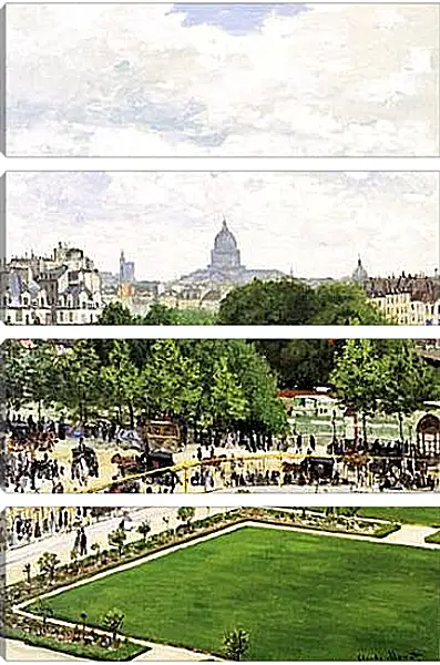 Модульная картина - Garden of the Princess. Клод Моне Модульная картина - Garden of the Princess. Клод Моне