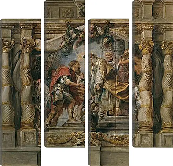 Модульная картина - Abraham ofrece el diezmo a Melquisedec. Питер Пауль Рубенс Модульная картина - Abraham ofrece el diezmo a Melquisedec. Питер Пауль Рубенс