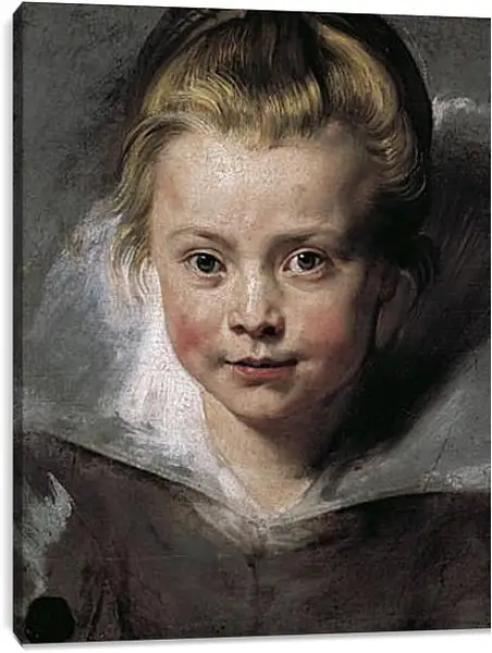 Постер на подрамнике - Portrait of Clara Serena Rubens. Питер Пауль Рубенс Постер на подрамнике - Portrait of Clara Serena Rubens. Питер Пауль Рубенс