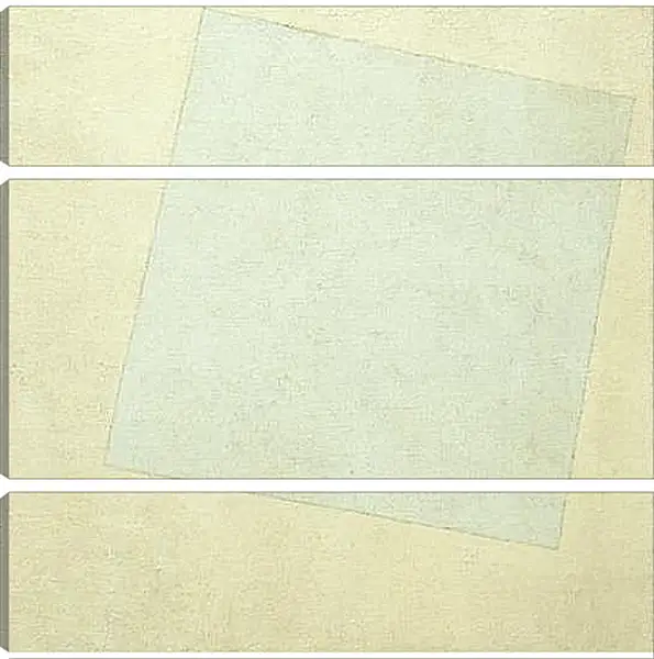 Модульная картина - Suprematist Composition White on White. Малевич Казимир Модульная картина - Suprematist Composition White on White. Малевич Казимир