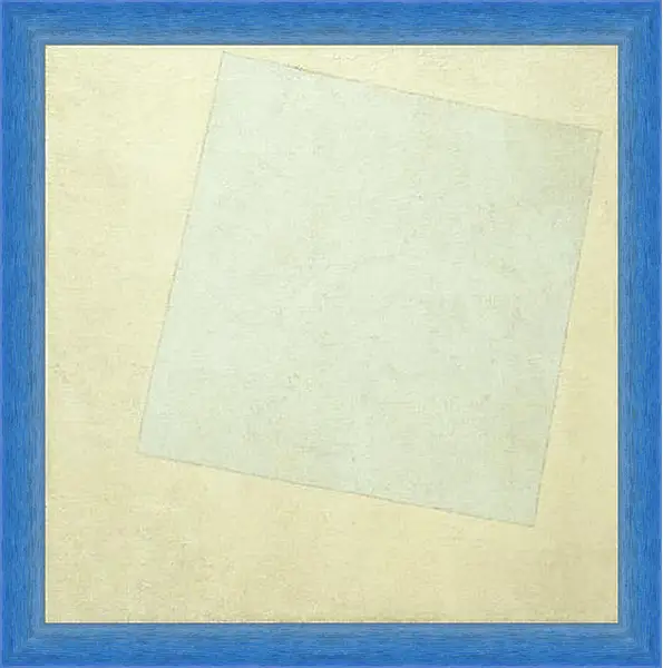 Картина в раме - Suprematist Composition White on White. Малевич Казимир Картина в раме - Suprematist Composition White on White. Малевич Казимир