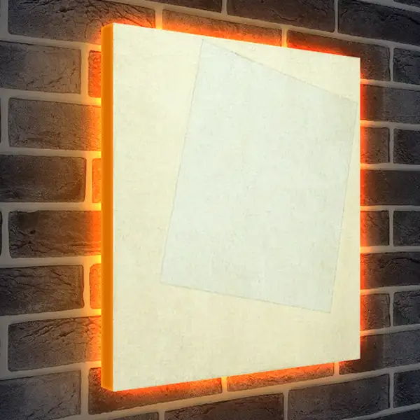 Лайтбокс световая панель - Suprematist Composition White on White. Малевич Казимир Лайтбокс световая панель - Suprematist Composition White on White. Малевич Казимир