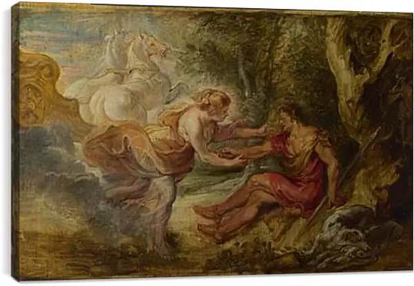 Постер на подрамнике - Aurora abducting Cephalus Постер на подрамнике - Aurora abducting Cephalus