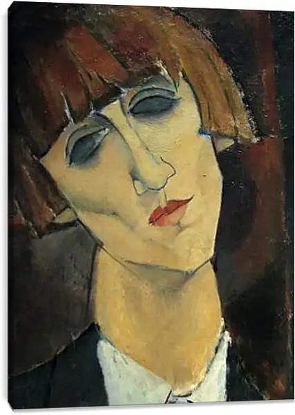 Постер на подрамнике - Madame Kisling. Портрет мадам Кислинг. Амедео Модильяни Постер на подрамнике - Madame Kisling. Портрет мадам Кислинг. Амедео Модильяни