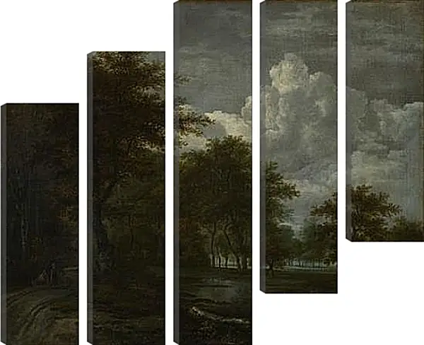 Модульная картина - The Skirts of a Forest. Якоб ван Рейсдал Модульная картина - The Skirts of a Forest. Якоб ван Рейсдал