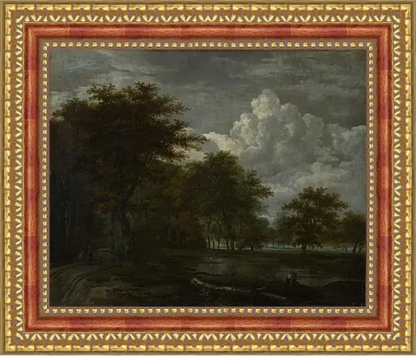 Картина в раме - The Skirts of a Forest. Якоб ван Рейсдал Картина в раме - The Skirts of a Forest. Якоб ван Рейсдал