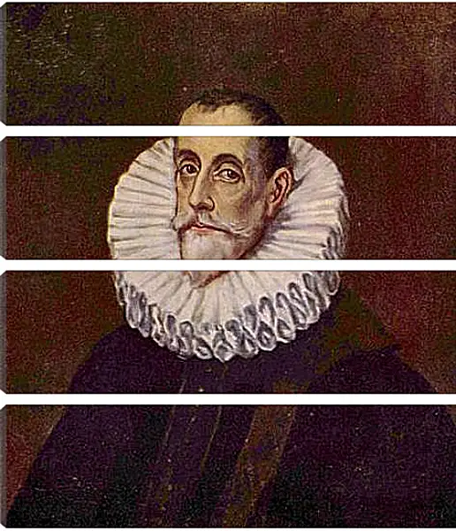 Модульная картина - Portrat des Don Rodrigo Vasquez. Эль Греко Модульная картина - Portrat des Don Rodrigo Vasquez. Эль Греко