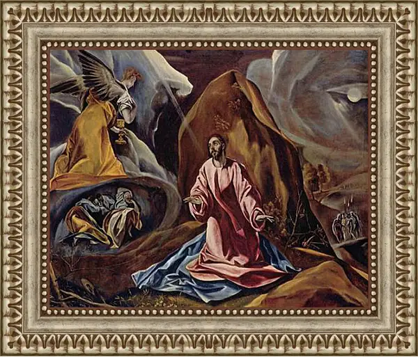 Картина в раме - The Agony in the Garden. Эль Греко Картина в раме - The Agony in the Garden. Эль Греко