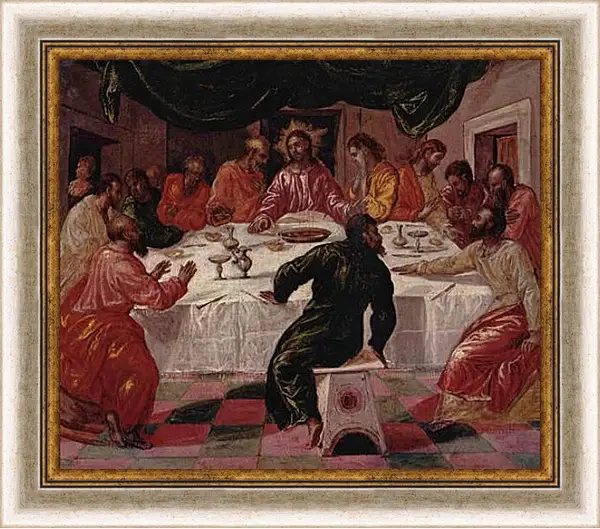 Картина в раме - The Last Supper. Эль Греко Картина в раме - The Last Supper. Эль Греко