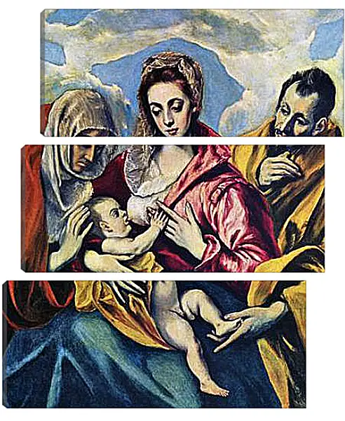 Модульная картина - Hl. Familie. Эль Греко Модульная картина - Hl. Familie. Эль Греко