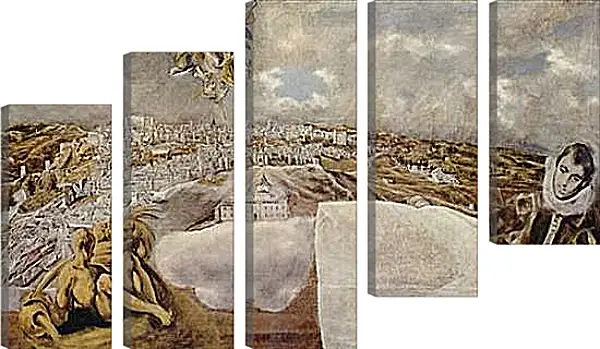 Модульная картина - Ansicht von Toledo. Эль Греко Модульная картина - Ansicht von Toledo. Эль Греко