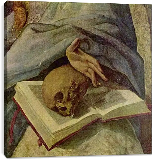 Постер на подрамнике - Bubende Maria Magdalena (Detail). Эль Греко Постер на подрамнике - Bubende Maria Magdalena (Detail). Эль Греко