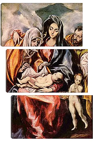 Модульная картина - Hl. Familie. Эль Греко Модульная картина - Hl. Familie. Эль Греко