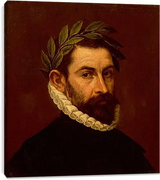 Постер на подрамнике - Portrait of the Poet Alonso Ercilla y Zuniga. Эль Греко Постер на подрамнике - Portrait of the Poet Alonso Ercilla y Zuniga. Эль Греко