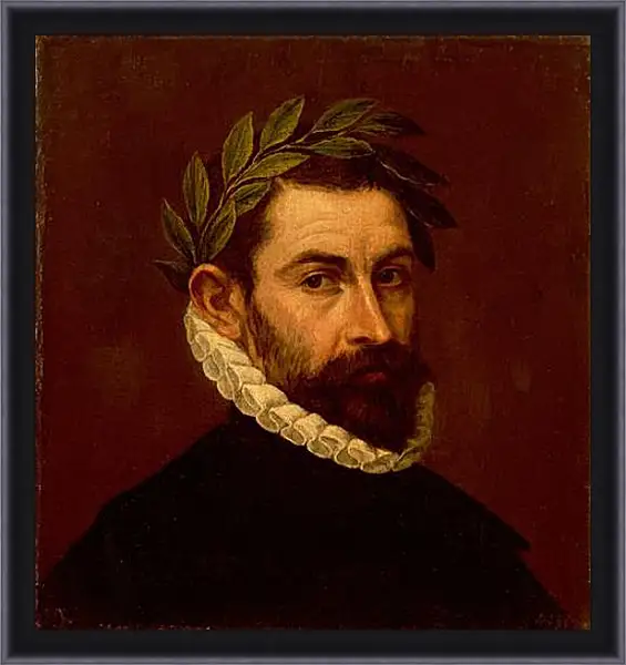 Картина в раме - Portrait of the Poet Alonso Ercilla y Zuniga. Эль Греко Картина в раме - Portrait of the Poet Alonso Ercilla y Zuniga. Эль Греко