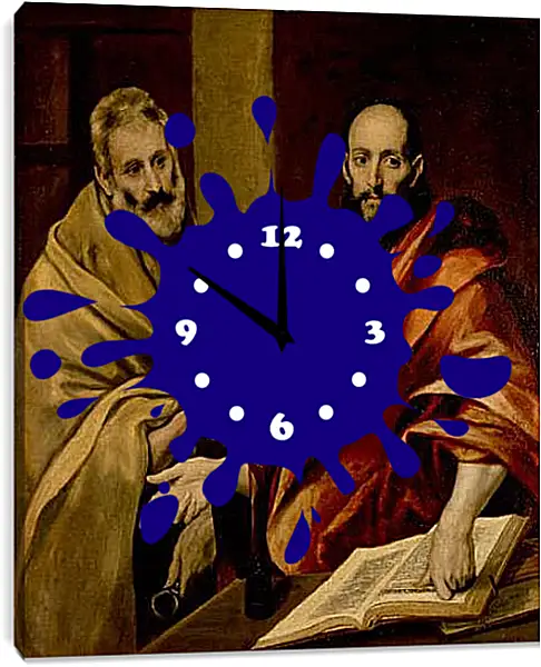 Часы картина - Sts Peter and Paul. Эль Греко Часы картина - Sts Peter and Paul. Эль Греко