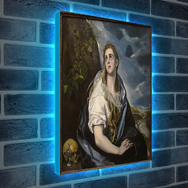 Лайтбокс световая панель - The Repentant Magdalen. Эль Греко Лайтбокс световая панель - The Repentant Magdalen. Эль Греко