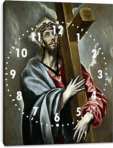 Часы картина - Cristo Abrazado a la Cruz. Эль Греко Часы картина - Cristo Abrazado a la Cruz. Эль Греко