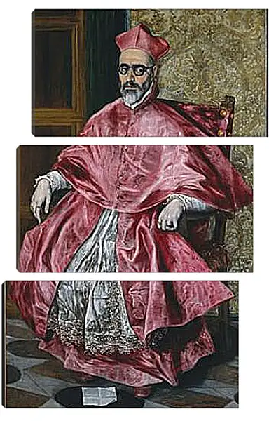 Модульная картина - Portrait of a Cardinal, Probably Cardinal Do. Эль Греко Модульная картина - Portrait of a Cardinal, Probably Cardinal Do. Эль Греко