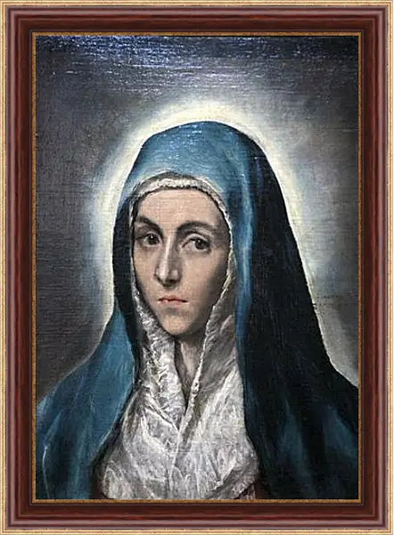 Картина в раме - Mater Dolorosa. Эль Греко Картина в раме - Mater Dolorosa. Эль Греко