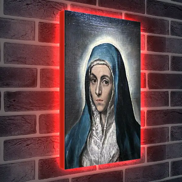 Лайтбокс световая панель - Mater Dolorosa. Эль Греко Лайтбокс световая панель - Mater Dolorosa. Эль Греко