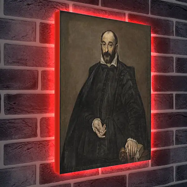 Лайтбокс световая панель - Retrato de un Hombre. Эль Греко Лайтбокс световая панель - Retrato de un Hombre. Эль Греко