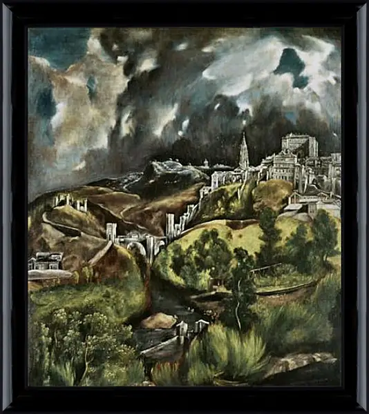 Картина в раме - View of Toledo. Эль Греко Картина в раме - View of Toledo. Эль Греко
