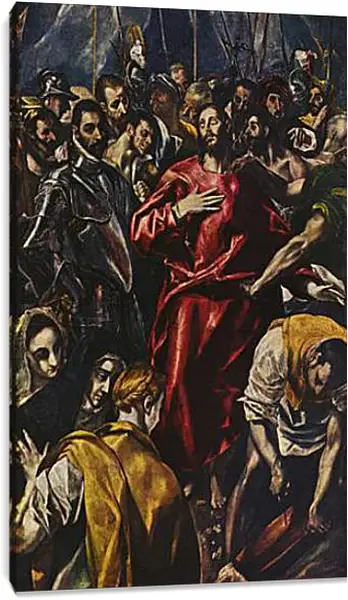 Постер на подрамнике - Entkleidung Christi. Эль Греко Постер на подрамнике - Entkleidung Christi. Эль Греко