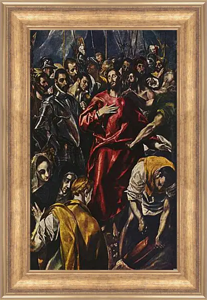 Картина в раме - Entkleidung Christi. Эль Греко Картина в раме - Entkleidung Christi. Эль Греко