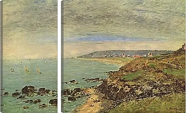 Модульная картина - Atlantikkuste bei Benerville. Эжен Буден Модульная картина - Atlantikkuste bei Benerville. Эжен Буден