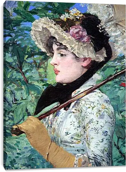 Постер на подрамнике - Spring. Эдуард Мане Постер на подрамнике - Spring. Эдуард Мане
