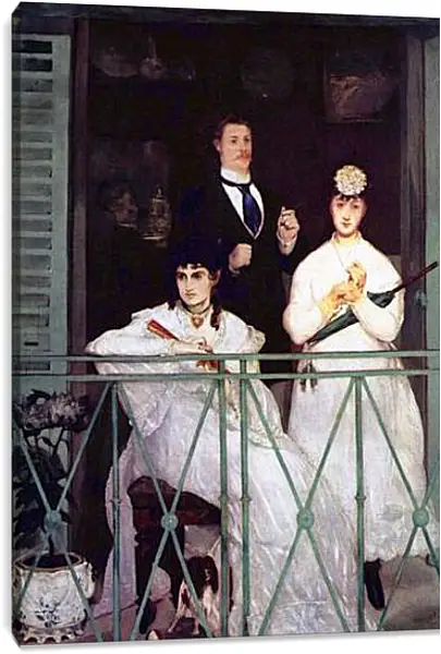 Постер на подрамнике - Der Balkon. Эдуард Мане Постер на подрамнике - Der Balkon. Эдуард Мане
