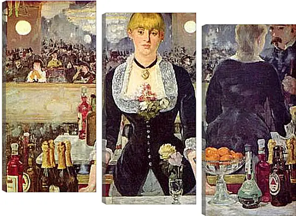Модульная картина - Bar in den Folies Bergere. Эдуард Мане Модульная картина - Bar in den Folies Bergere. Эдуард Мане