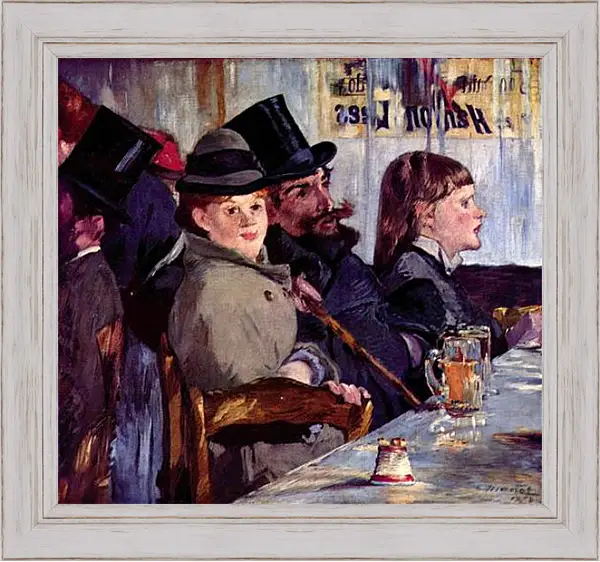 Картина в раме - Im Cafe Cabaret von Reichshoffen. Эдуард Мане Картина в раме - Im Cafe Cabaret von Reichshoffen. Эдуард Мане