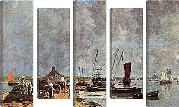 Модульная картина - Seehafen. Эжен Буден Модульная картина - Seehafen. Эжен Буден