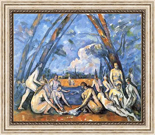 Картина в раме - Large Bathers. Поль Сезанн Картина в раме - Large Bathers. Поль Сезанн