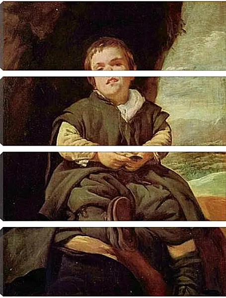 Модульная картина - Portraet des Hofzwerges Francisco Lezcano. Диего Веласкес Модульная картина - Portraet des Hofzwerges Francisco Lezcano. Диего Веласкес