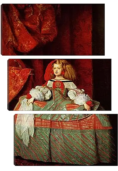 Модульная картина - Portraet der Infantin Margarita als junges Maedchen. Диего Веласкес Модульная картина - Portraet der Infantin Margarita als junges Maedchen. Диего Веласкес