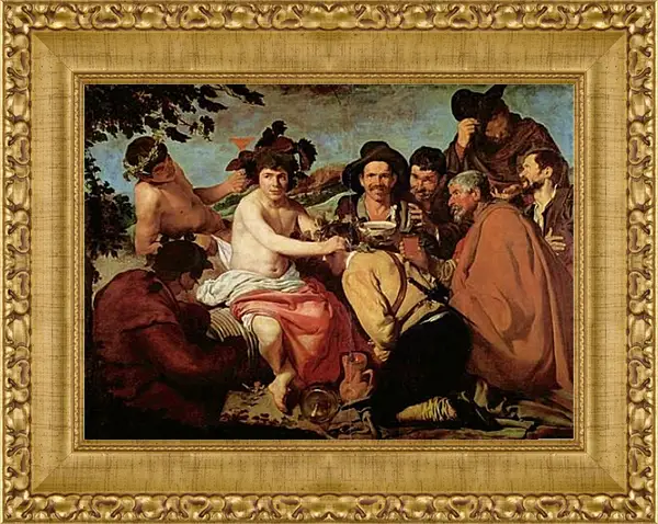 Картина в раме - Los Borrachos. Диего Веласкес Картина в раме - Los Borrachos. Диего Веласкес