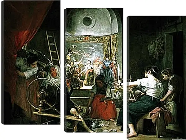 Модульная картина - La fabula de Aracne. Диего Веласкес Модульная картина - La fabula de Aracne. Диего Веласкес