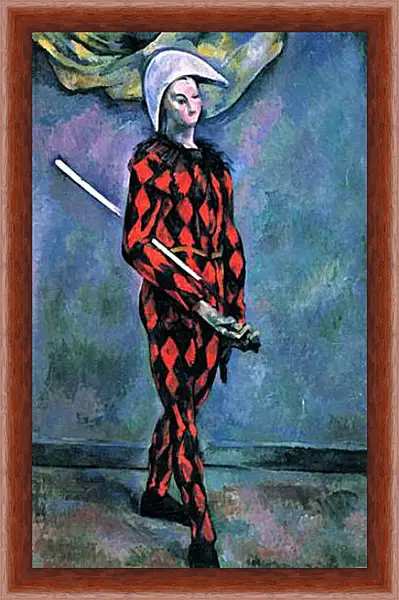 Картина в раме - Harlekin. Поль Сезанн Картина в раме - Harlekin. Поль Сезанн