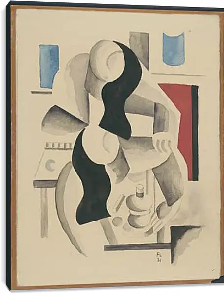 Постер на подрамнике - Two Women. Фернан Леже Постер на подрамнике - Two Women. Фернан Леже