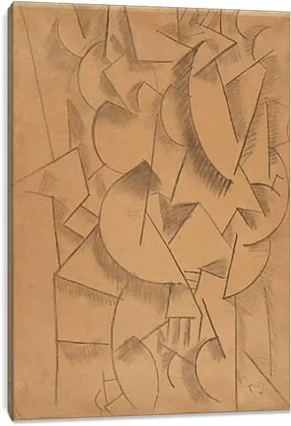 Постер на подрамнике - Contrast of Forms. Фернан Леже Постер на подрамнике - Contrast of Forms. Фернан Леже