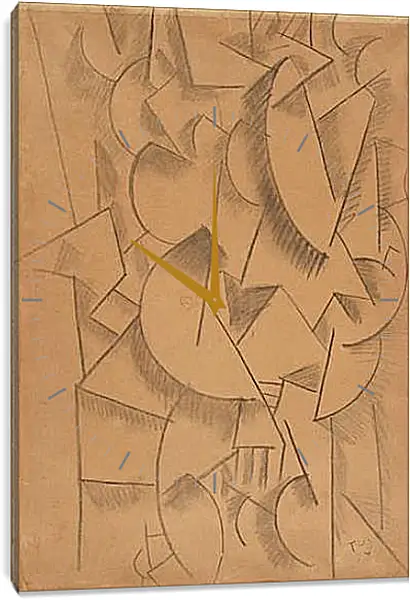 Часы картина - Contrast of Forms. Фернан Леже Часы картина - Contrast of Forms. Фернан Леже