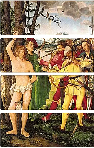 Модульная картина - Sebastiansaltar, Mitteltafel (Szene. Ханс Бальдунг Модульная картина - Sebastiansaltar, Mitteltafel (Szene. Ханс Бальдунг