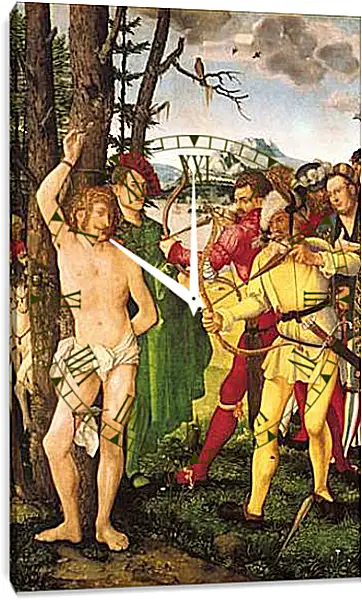 Часы картина - Sebastiansaltar, Mitteltafel (Szene. Ханс Бальдунг Часы картина - Sebastiansaltar, Mitteltafel (Szene. Ханс Бальдунг