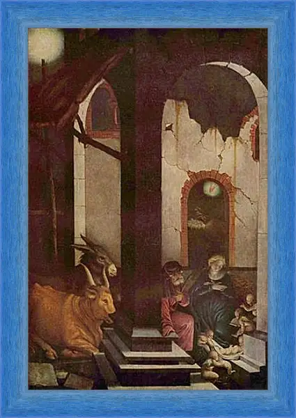 Картина в раме - Geburt Christi. Ханс Бальдунг Картина в раме - Geburt Christi. Ханс Бальдунг