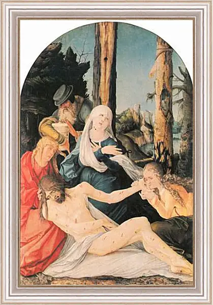 Картина в раме - Beweinung Christi. Ханс Бальдунг Картина в раме - Beweinung Christi. Ханс Бальдунг