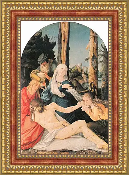 Картина в раме - Beweinung Christi. Ханс Бальдунг Картина в раме - Beweinung Christi. Ханс Бальдунг